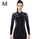 thumbnail image 2 of Sela de buceo 3mm Tops de traje de neopreno Premium neopreno Tits UV Protección de UV Buceo de buceo Scuba de canoa para aeróbicos de agua Snorkel Grey M seitruly OD003290-17, 2 of 7