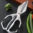 thumbnail image 4 of Bewildely Tijeras de cocina premium para cortar huesos de pollo con hojas de acero inoxidable de alto carbono para un corte fácil. Cocina y Comedor rojo, 4 of 6
