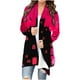thumbnail image 1 of ICHUANYI Clearance Women's Fashion Halloween Printed Long Sleeved Cardigan Jacket Tops(Red, XXL) ICHUANYI WER2023081511511, 1 of 5