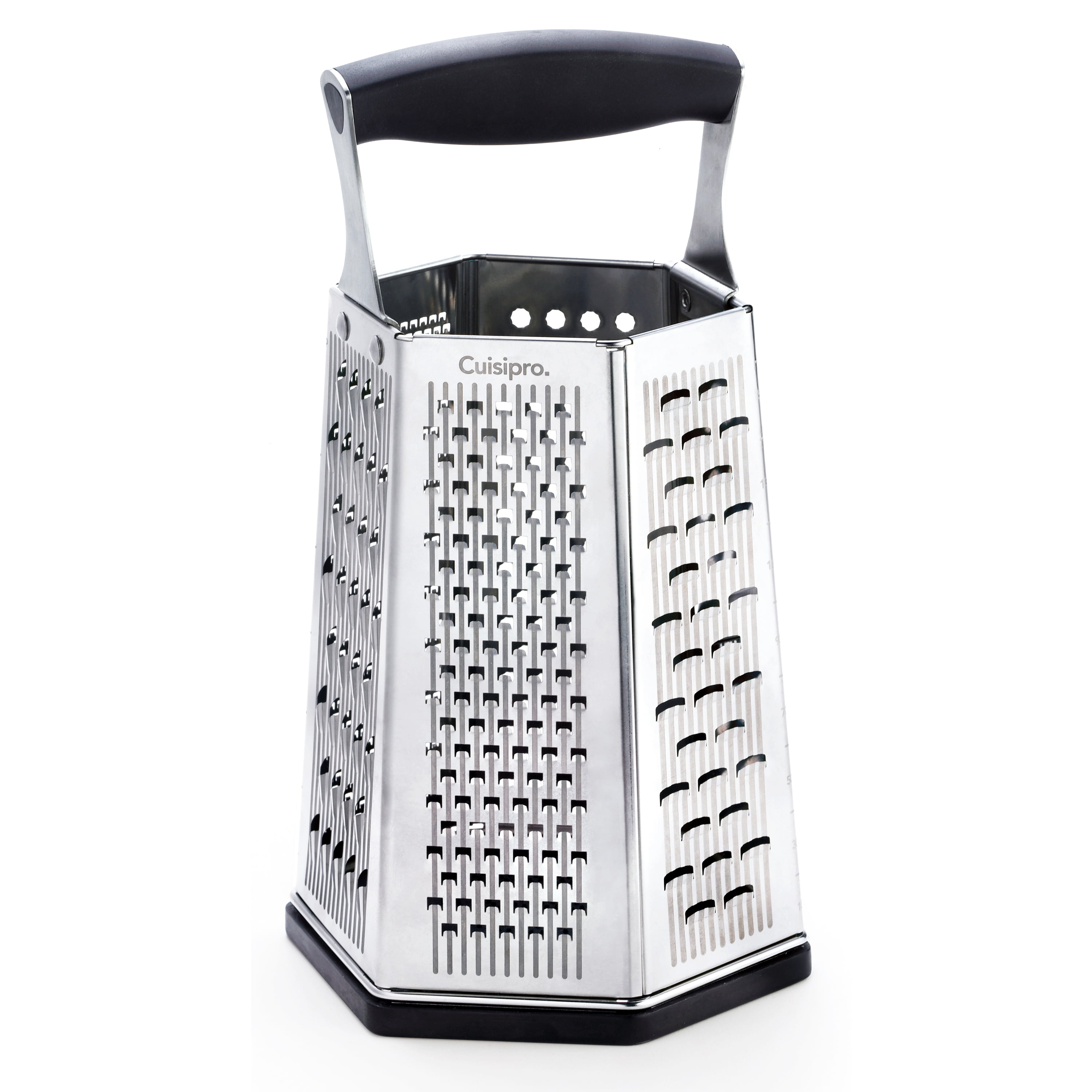 Cuisipro Stainless Steel 6 Sided Grater with Bonus Ginger Grater