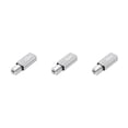 thumbnail image 2 of Toystoory Accesorio de conexión de adaptador USB tipo c portátil de escritorio convertidor rápido de a herramienta de transferencia de Cabeza recta/Gris 3piezas Toystoory CBP380541, 2 of 6