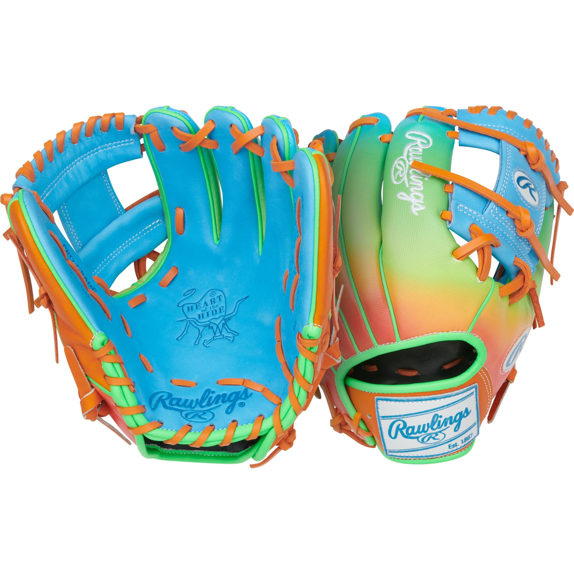 Baseball Glove Rawlings Heart of The Hide Funburst 11.5'' - Walmart.ca