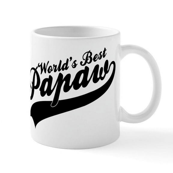 CafePress - World's Best Papaw - 11 oz Ceramic Mug - Novelty Coffee Tea Cup