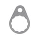 thumbnail image 3 of Tuerca de manivela, tornillo y placa de bloqueo para manija de carrete de pesca, izquierda/ Gris - mano izquierda, 3 of 8