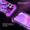 thumbnail image 6 of CASEFIV for Samsung Galaxy S24 FE 5G Case,Glow in The Dark Three Layer Heavy Duty Sturdy Shockproof Protection Rugged Hard PC+Soft TPU Bumper Case,Dark Purple, 6 of 8