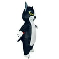 thumbnail image 6 of Adult Inflatable Costume Black Cat Inflatable Suit Halloween Christmas Carnival Theme Party Inflatable Cute Cat Full Body Suit,Height 59"–74.8",black, 6 of 6