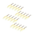thumbnail image 1 of 20 Pcs Leurres de Pêche Leurres de Pêche Réalistes Leurres Réfléchissants Appât Doré Attractifs Eau Douce Eau Salée Douce L, 1 of 9