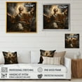 thumbnail image 4 of Designart "Holy Resurrection Religious Scene" Christianity Floater Framed Canvas Art Print, 4 of 5