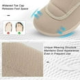 thumbnail image 3 of Leisfit Woman Slippers Diabetic Orthopedic House Shoes, Wide Width Adjustable, 3 of 8