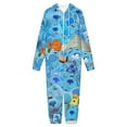 thumbnail image 3 of Blue'S Clues Women Men Pajamas Zipper Onesie Jumpsuit Hooded One Piece Sleepwear, 3 of 8