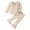 A31-Beige, variant on Hessimy Toddler Boys Girls Spring Summer Floral Knit Crewneck Sweatshirt & Flare Pants Set（Pink，18-24 Months）