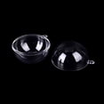 thumbnail image 4 of Clear Plastic Acrylic Fillable Ball Ornament Set, 4 of 8