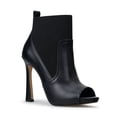 thumbnail image 2 of Botines Para Mujer Tipo Tacones Altos de Piel Negros, 2 of 5