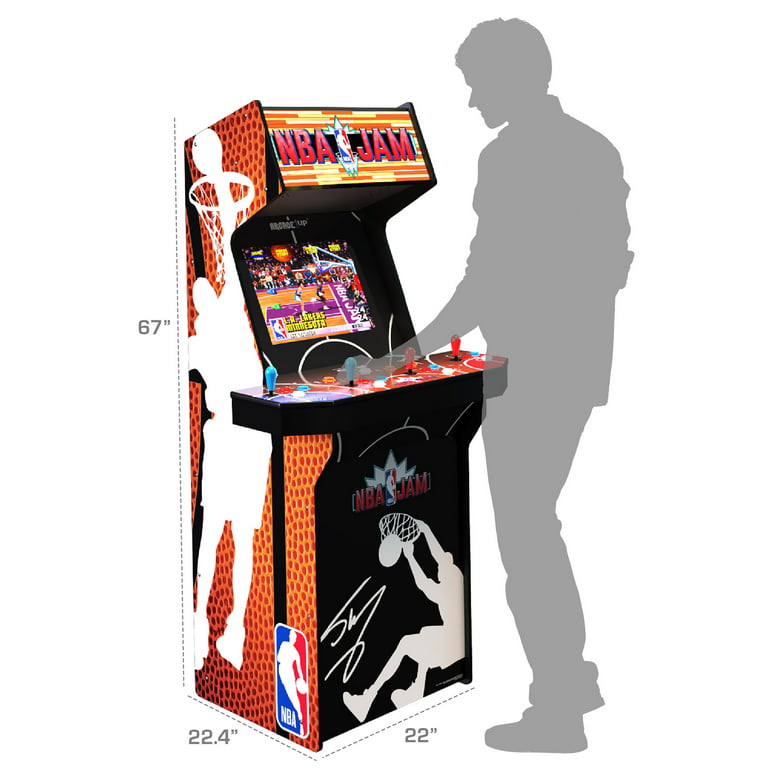 Arcade1Up Adds Wi-Fi to 4-Player NBA Jam Cabinet