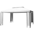 thumbnail image 1 of vidaXL Gazebo Blanc 3x4 m, 1 of 4
