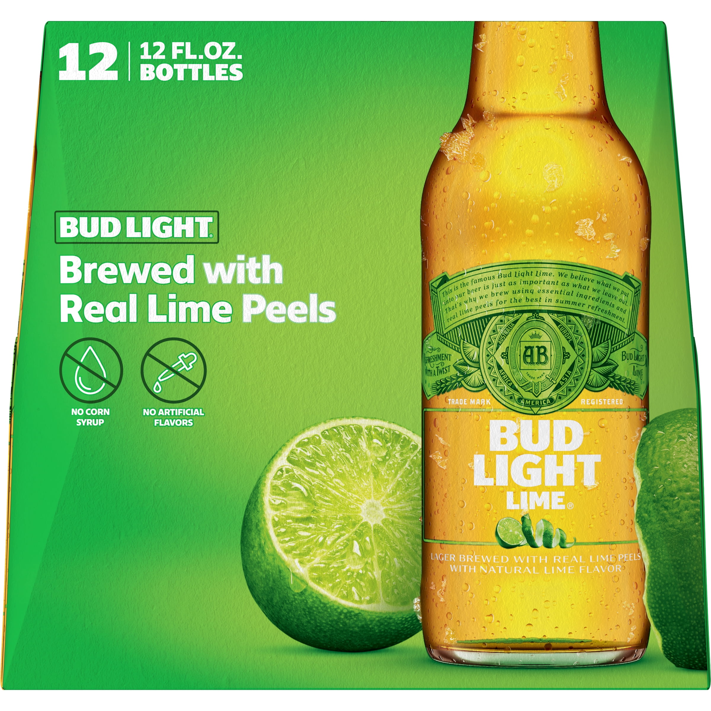 Bud Light Lime Nutrition Label