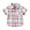 Pink, variant on KYAIGUO Boys' Short Sleeve Shirt Plaid Summer Shirt for Baby Kids 1-6 Years Old Short Sleeve Lightweight Summer Cotton Dress Shirts