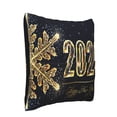 thumbnail image 2 of Bingfone Happy New Year 2024 (5) Linen Throw Pillow Covers Cushion Case Pocket Button Vintage Farmhouse Pillowcase for Sofa Couch Bed 16"x16", 2 of 9