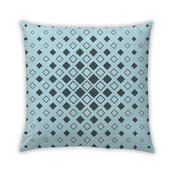 Ahgly Company Outdoor Square Contemporary Throw Pillow, 18 inch by 18 inch