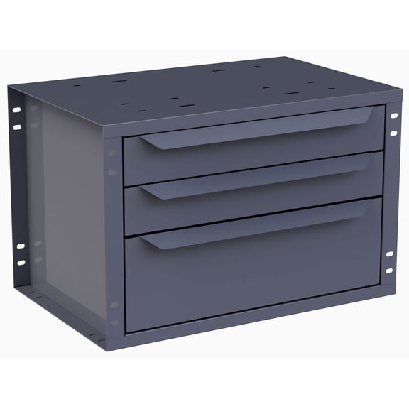 Masterack 027259KP 3-drawer Cabinet 12hx18.5wx12d