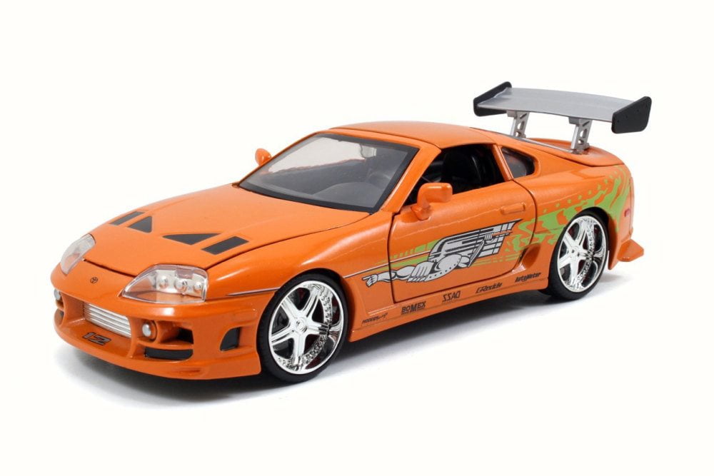 Brian's Toyota Supra Open Top, Orange JADA 97168 1/24 Scale Diecast