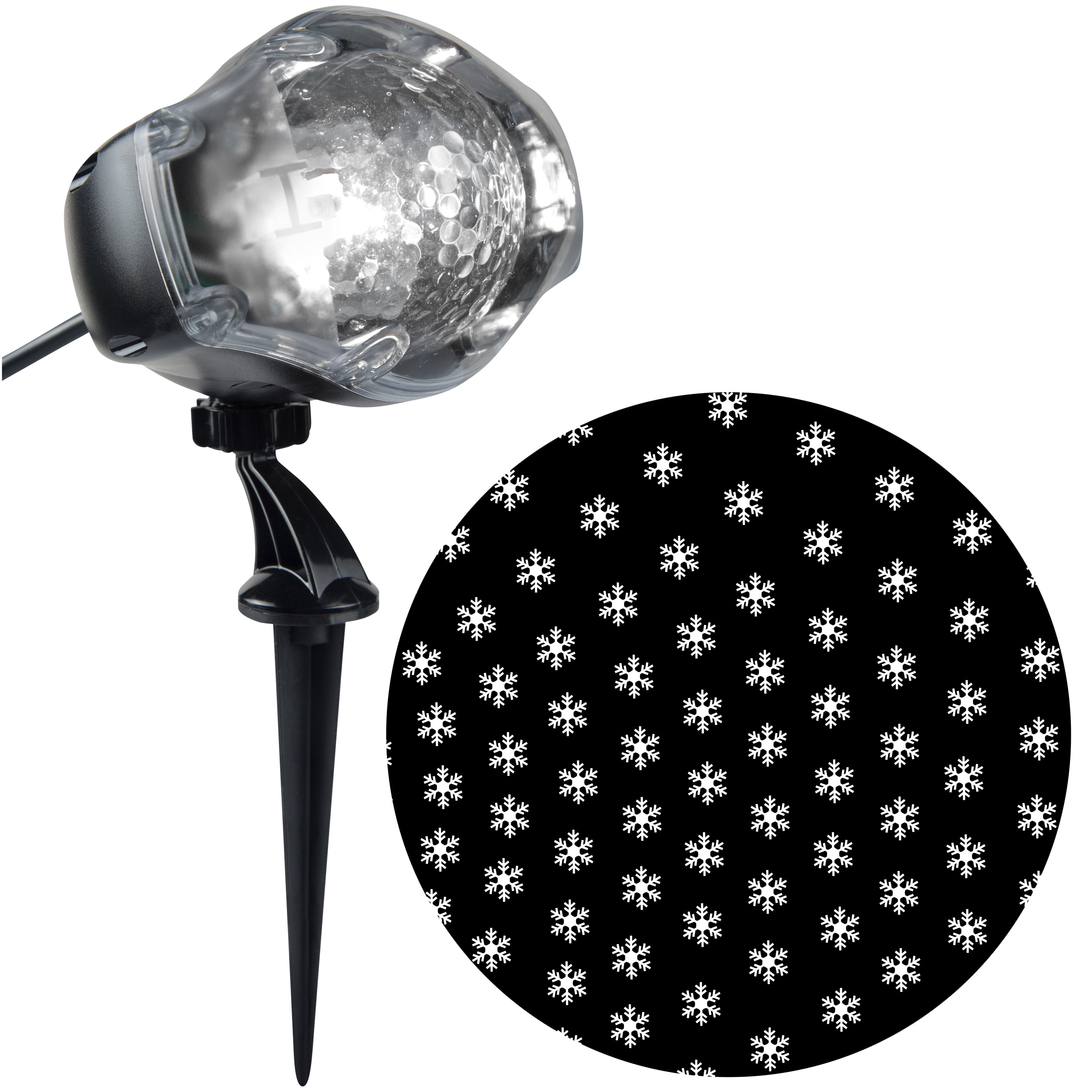 Christmas Lightshow Projection LED White Snowfall