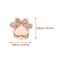 thumbnail image 3 of CIMAXIC 3Pcs Decorative Watch Charms Delicate Watchband Nails Replaceable Watch Band Charms,0.31"X0.31"X0.28", 3 of 5