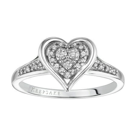 Keepsake Paloma 1/6 Carat T.W. Certified Diamond Sterling Silver Ring