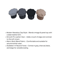 thumbnail image 6 of 4 pieces Maini Student Hat - Casual Octagonal Newsboy Cap, 6 of 7