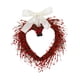 thumbnail image 1 of Corona de corazón para San Valentín, artificial, romántica, para colgar en la pared, 17 pulgadas, regalo Rojo, 1 of 7