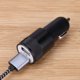 thumbnail image 1 of Cargador de adaptador de encendedor de cigarrillos de coche USB 2.1A dual de metal (negro), 1 of 9