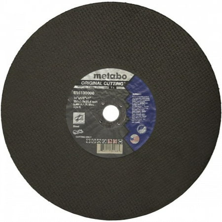 14 Inch Cut Off Wheel - 14 Inch x 1 Inch High Speed Metal Cutoff Wheel - 5 pack Metabo