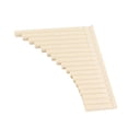 thumbnail image 3 of Bamboo Wooden Pan Flute Pipe Chinese Traditional Musical Instrument 18 Pipes Pan Flute, 3 of 7