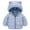 03 Gray, variant on Hicidod Baby Outerwear Cute Bear Ears Hooded Long Sleeves Winter Down Coat Cartoon Printed Lightweight puffy Jacket