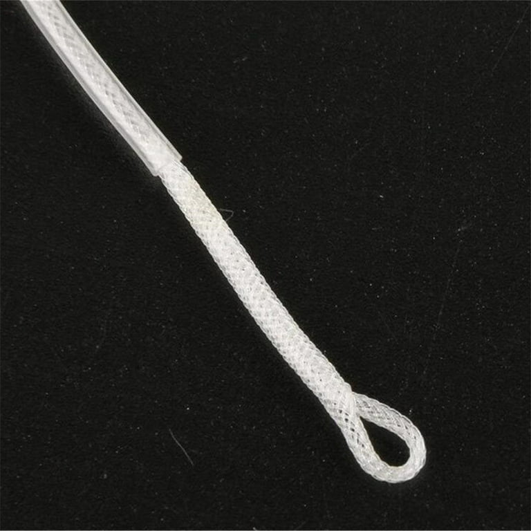 10pcs Fly fishing Line Connector Fishing Weight Braided Loop Connector  Plastic High Tension 