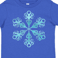 thumbnail image 4 of Inktastic Icy Blue Winter Snowflake Boys or Girls Toddler T-Shirt, 4 of 5