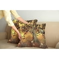 thumbnail image 3 of Ambesonne Tree Throw Pillow Cover 2 Pack, Earthy Color Tones Composition, 24", Amber Fawn Burgundy, 3 of 6