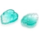 thumbnail image 4 of 10 colgantes de hojas de cristal transparente bicolor para la creación de joyas., 4 of 4