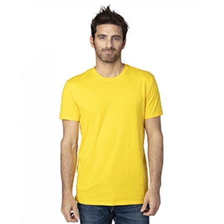 T-Shirt à Manches Courtes pour Hommes - Jaune Vif - 4TG