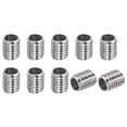 thumbnail image 1 of Unique Bargains Adaptateurs Filetage Manchon Réducteur Écrou M8x1.25 Mâle à M6x1.0 Femelle pour Réparer Insert Écrou Vis Réducteur 10mm 10 Pcs, 1 of 5