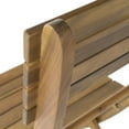 thumbnail image 5 of Noble House Westmount 3 Piece Outdoor Acacia Wood Bistro Set in Natural, 5 of 10