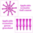 thumbnail image 4 of 40 Count Pink Golf Tees Plastic 57MM Long Castle Golf Tees, 4 of 7