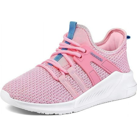 Kushyshoo Kids Sneakers Rose Red Running Tennis Athletic Shoes for Girls Size 12 (Little Kid)