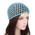 thumbnail image 5 of Mesh Hair Net Crochet Fish Cap Snood Sleeping Night Cover Turban Hairnet Dom, 5 of 5