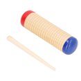 thumbnail image 2 of Wooden Guiro, Stimulate Imagination Cultivate Hands On Ability Guiro Music Instrument Red Blue  For Kindergarten, 2 of 8