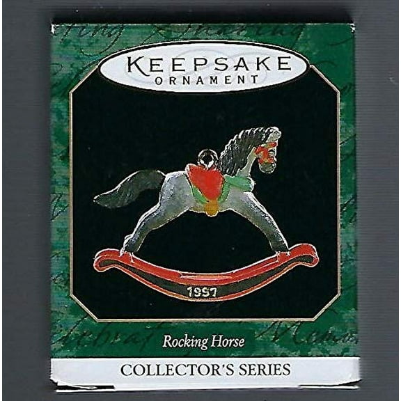 Hallmark Keepsake Ornament 1997 Rocking Horse Collector's Series10