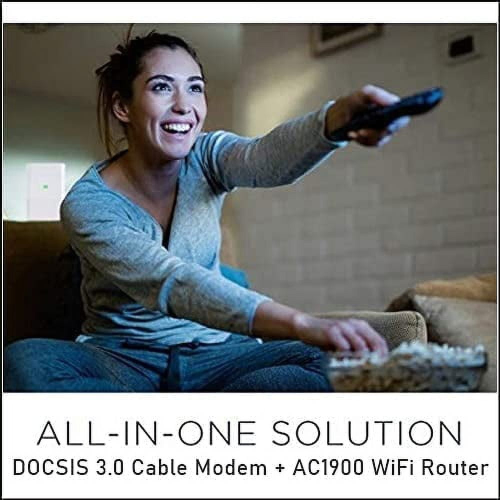 Motorola MG7550 (16x4) Cable Modem + AC1900 Wi-Fi Router Combo, DOCSIS 3.0 , Certified for XFINITY by Comcast, Time Warner, Spectrum, Cox, & more