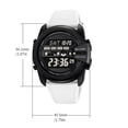 thumbnail image 3 of Digital Outdoor Sports Watch with Shockproof Waterproof Design, Luminous Display, Alarm, Stopwatch, and Adjustable Silicone Strap for Unisex Casual Use, 3 of 9