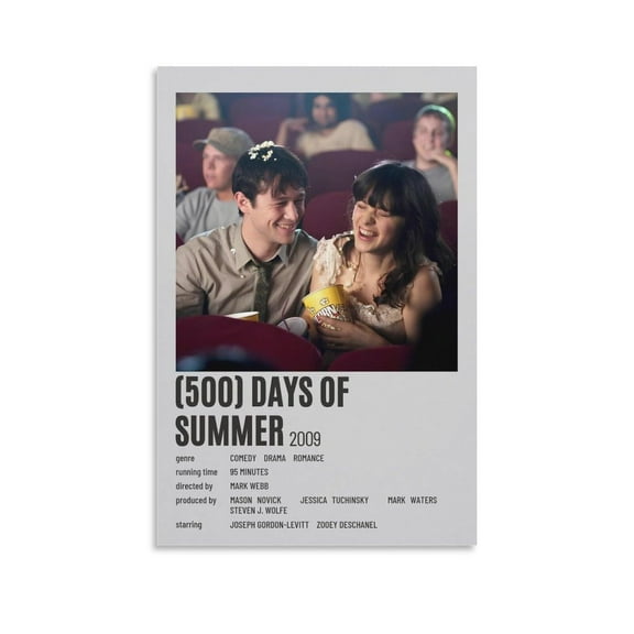 500 Days of Summer Movie Poster Posters Wall Art Painting Canvas Living Room Prints Bedroom Decor Poster Artworks