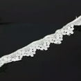 thumbnail image 4 of U8MO 1yard White Lace Wedding Sewing Applique Fabric Edge Trim Edging Ribbon lot-E# 30mm, 4 of 9